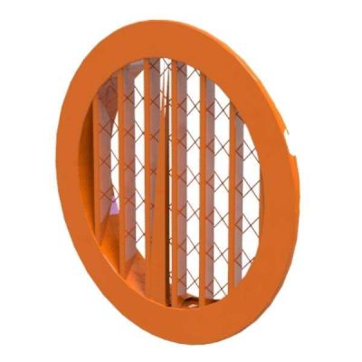 Round Louvre Mesh Screen