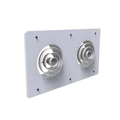 Steel Concentric Ring Air Nozzle with Panel Mount