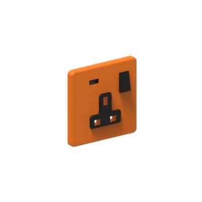 1 Gang Switched Socket + USB