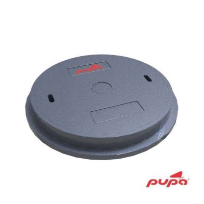 Round Manhole Cover 81x81 Dark Grey