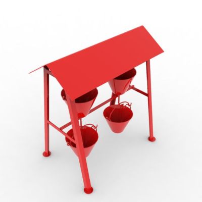 Fire Bucket with Stand