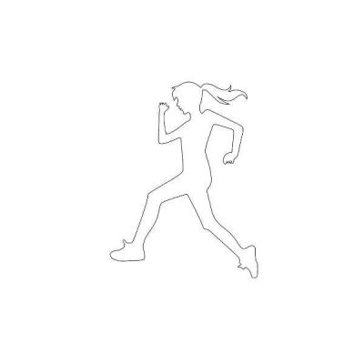 Running Women Silhouette