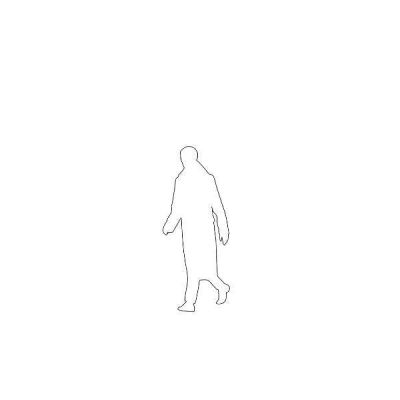 Walking Man Silhouette