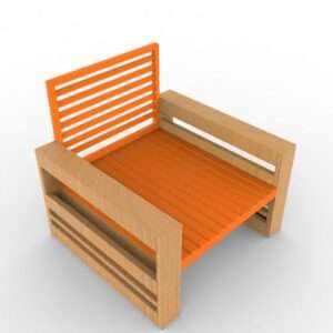 Wooden Arm Chair