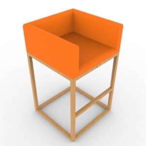Bar Stool with Side Arm