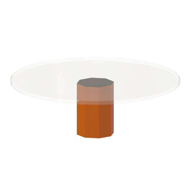 Round Glass Table