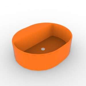Semi Oval Washbasin