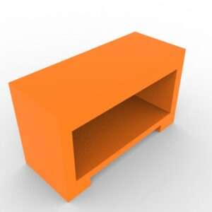 Bed Side Table with Open Storage