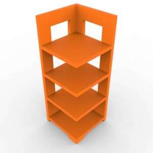 Corner Bookshelf