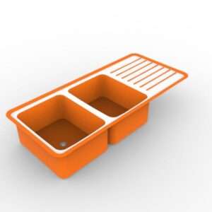 Stainless Steel Drain Board Kitchen Sink