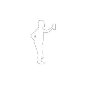 Drinking Person Silhouette