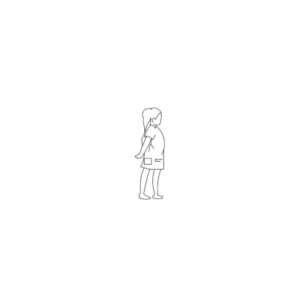 Standing Child Silhouette