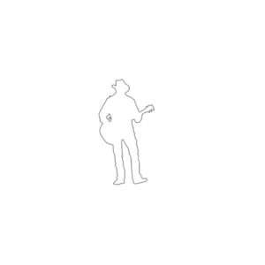 Playing Guitar Silhouette