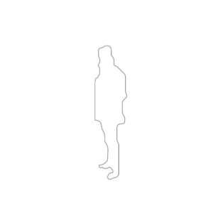 Standing Men 6' Silhouette