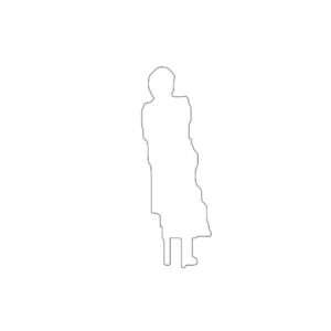 Standing Women 6' Silhouette