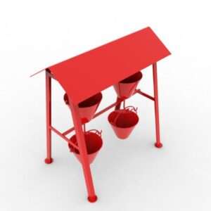 Fire Bucket with Stand