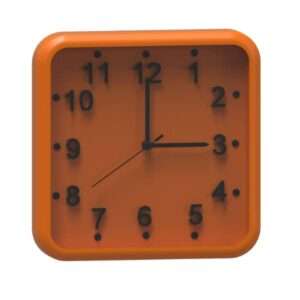 Square Wall Clock