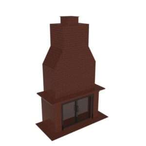 Wood-Burning Fireplace
