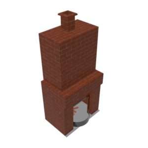 Wood-Burning Fireplace