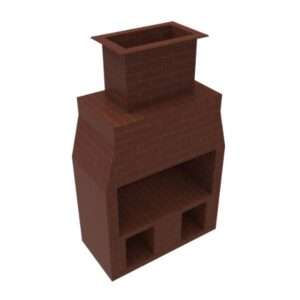Wood-Burning Fireplace