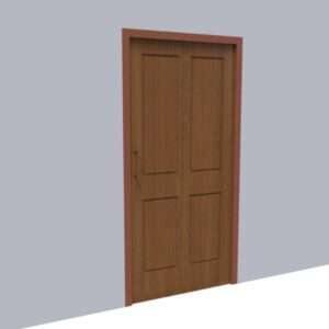 Wooden Single Panel Door