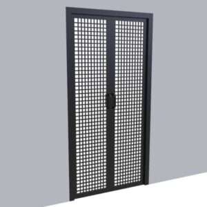 Wire Gauged Double Door