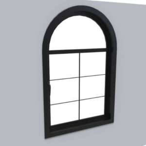 Single Casement Arc Window