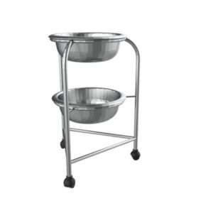Hospital Double Washbasin Stand