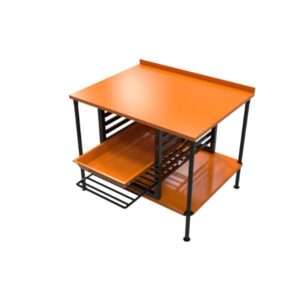 Kitchen Table with Shelves