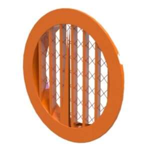 Round Louvre Mesh Screen