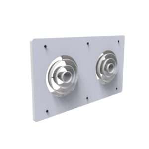 Steel Concentric Ring Air Nozzle with Panel Mount