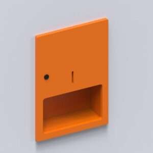 Recessed Panel with Paper Dispenser