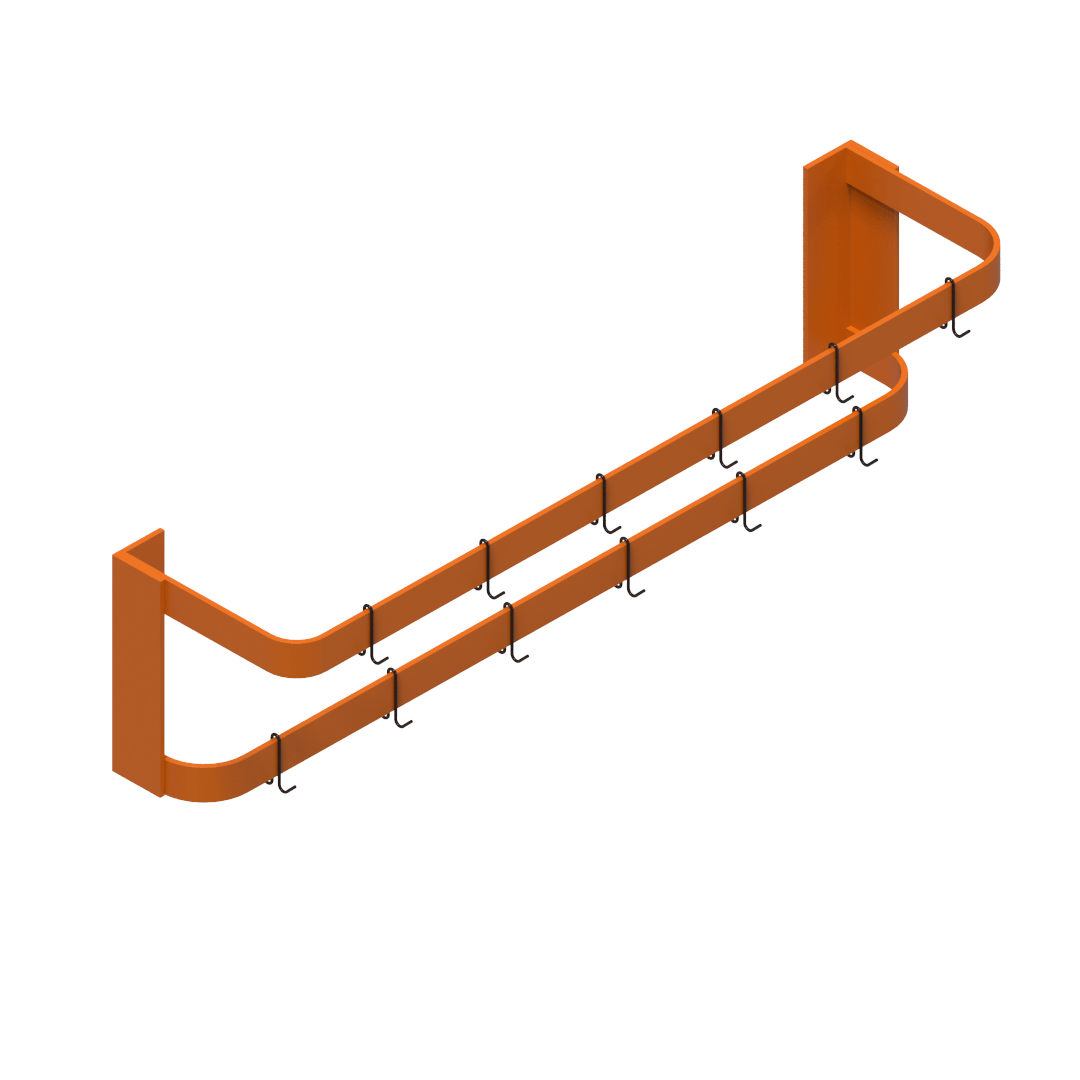 Wall Mounted Pot Racks