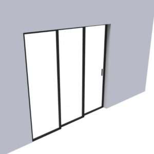 Hidden Interior Sliding Door Link Two Spaces