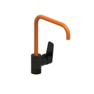 Sink Mixer with Tubular Spout