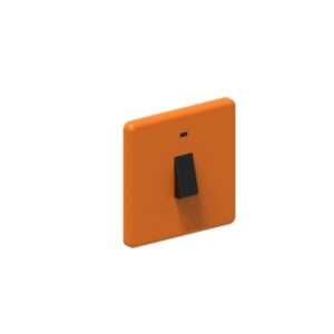 1 Gang Double Pole Switch with Neon