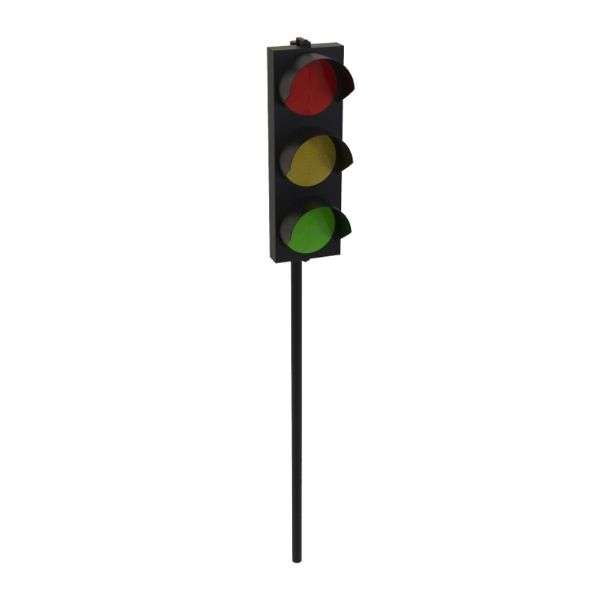 Traffic Light with Pole