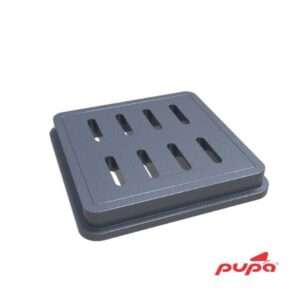 Drain Cover With Frame 30x30 Dark Grey