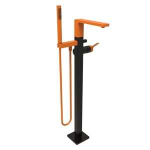 Freestanding Single-lever Tub Mixer with Hand Shower_1